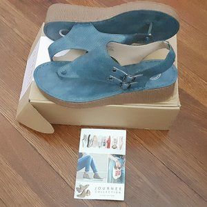 Women's Size 10 Blue Casual Summer Sandal